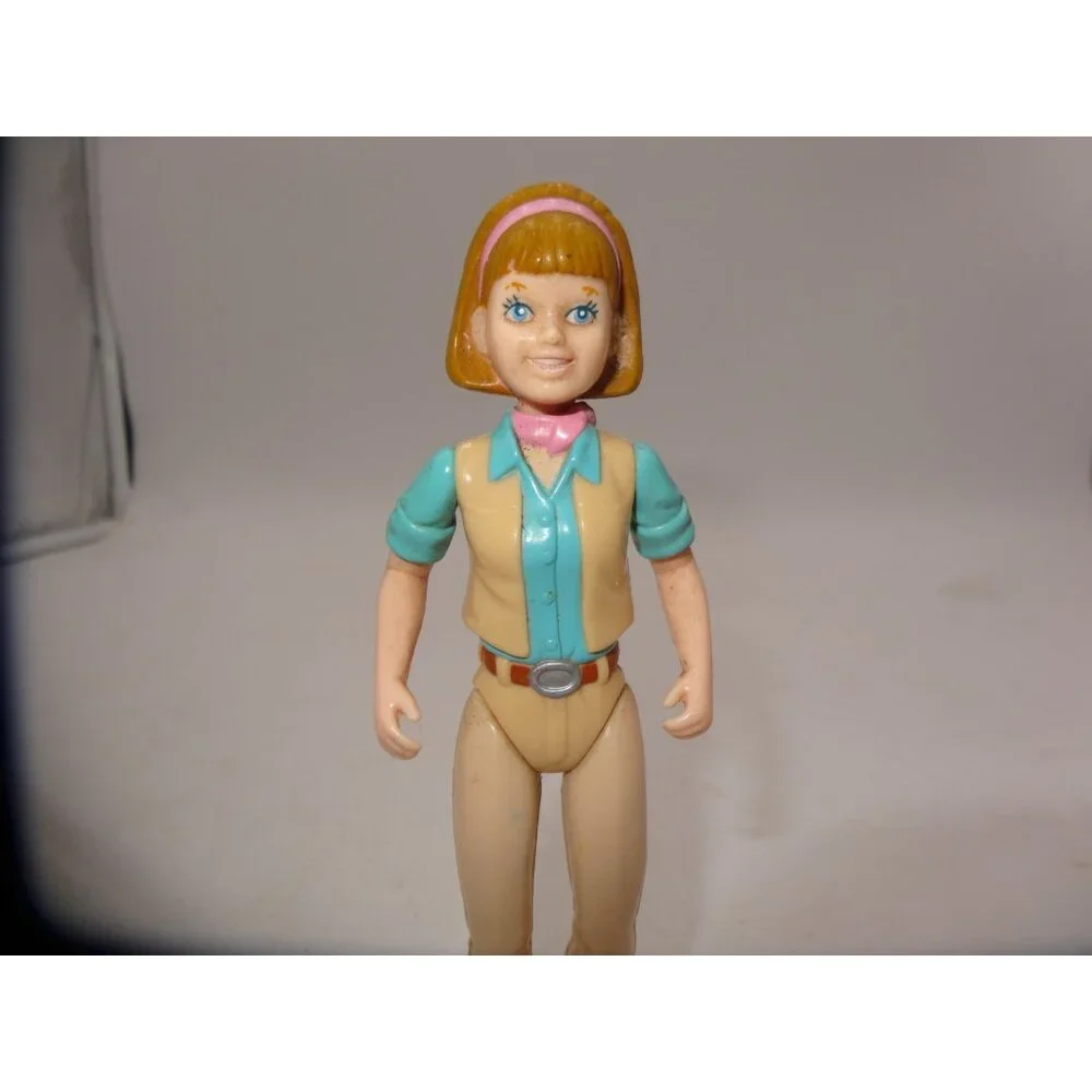 Fisher‎ Prince Loving Family Dollhouse Women Short Brown Hair Brown Boots Vest